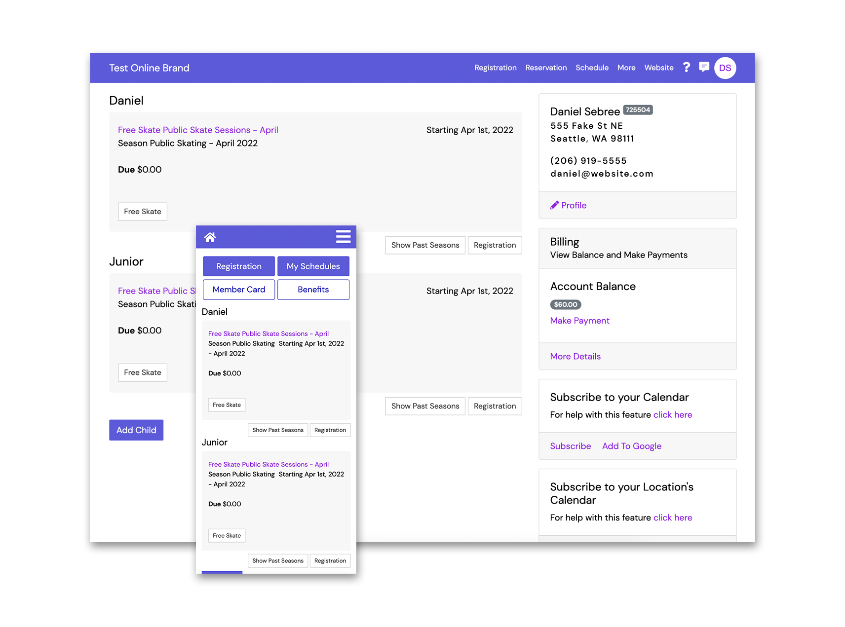 Legacy Mobile App Interface